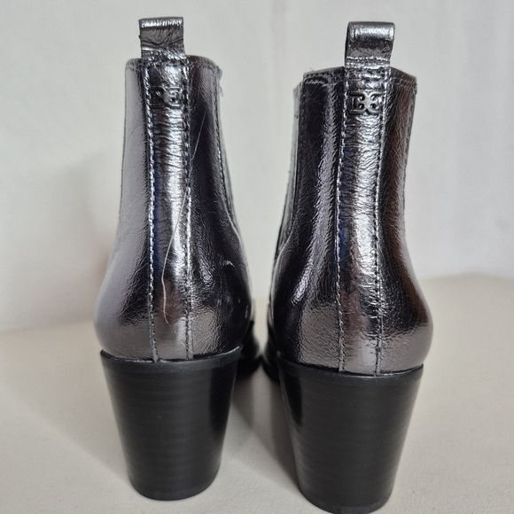 Sam Edelman Winona Silver Metallic Leather Western Style Booties - Size 7 - NWOB - Picture 8 of 16